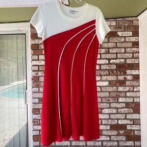 Lily Sidonio Retro Red Dress Size Medium